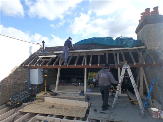 Rear dormer loft conversion in SW16