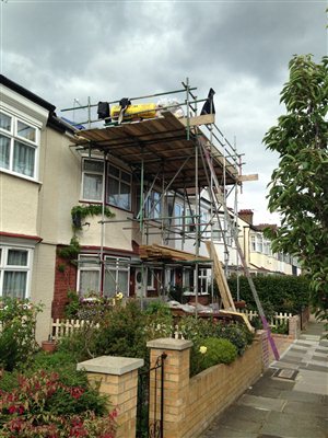 Richmond TW9 loft conversion underway