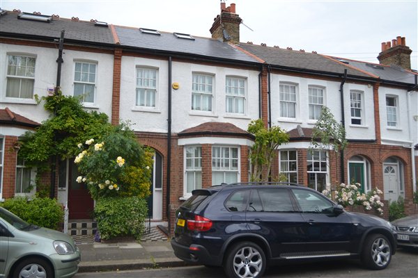 Loft conversion with full reroof of front elevation in Ernest Gardens W4