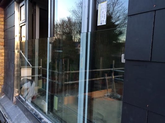 Glass balcony installed in Isleworth TW7