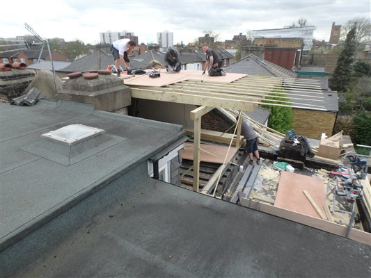 Acton W3 L shaped dormer loft conversion