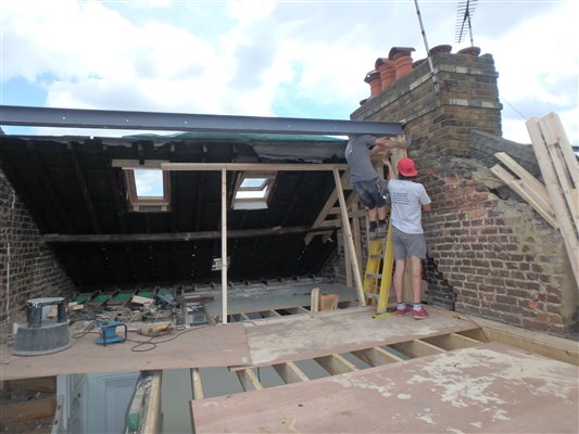 Dormer loft conversion in Chiswick W4