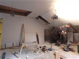 Plaster boarding at dormer loft conversion in Wandsworth SW18