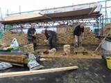 Building the Parapet Walls in Fulham; SW6