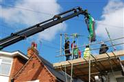 Loft conversion underway in Acton W3