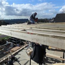 Ash Island building a Box Dormer