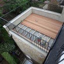 Built up Roof Terrace Extension in Harwood Road Fulham SW6