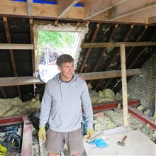 Billy here from Ash Island lofts a few days into the loft convesion at Riverview Grove.