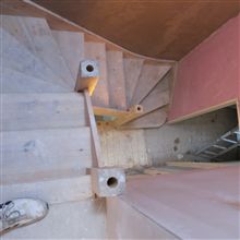 Here are some stairs fitted during a loft conversion in Chiswick - it was in about week 3 of a 5 week project.