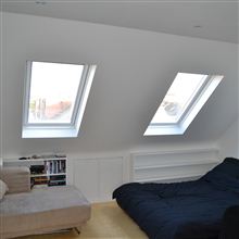 Loft Conversion in Wimbledon Brisbane Ave with Velux Windows