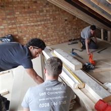 Chris, Billy and Nathan in this loft conversion in N22