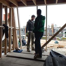 Construction of Mansard loft conversion in Hammersmith W6 by Ash Island Lofts