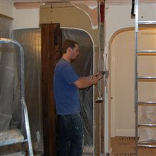 Nick carrying out some 1st floor alterations during a loft conversion