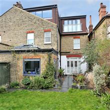 Rear view of L shape dormer in ealing w13 Ash Island Lofts