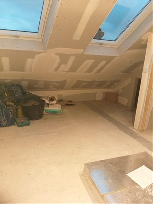 Update on the roofline loft conversion into 1 bedroom and 1 bathroom