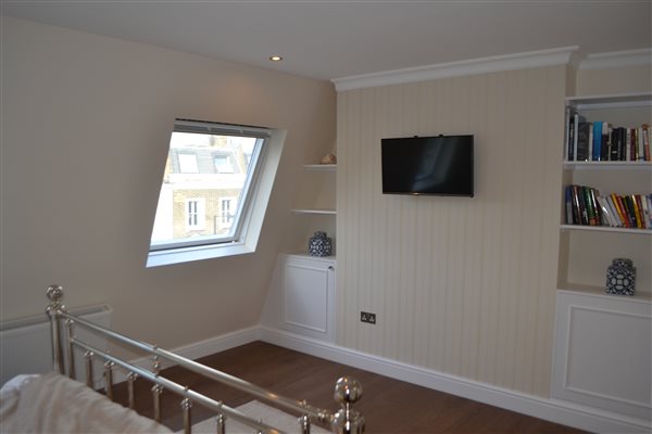 Mansard roof extension in Fulham SW6 finished photos now in Gallery