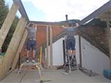 Another mansard loft extension underway in Fulham SW6