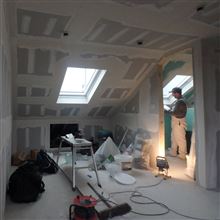 Tape & joint in Clapham in Loft Conversion Ash Island Lofts